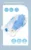 Suport anatomic pentru cadita Duck Sitting Chair Blue