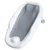 Suport de baie pentru bebelusi Little Mom Grey ComfortBath Baby, design ergonomic pliabil, usor de transportat, prevazut cu tetiera, suprafata texturata cu orificii de drenaj, material non-toxic