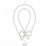 Suport de dormit Babynest 2 in 1 BabySteps bara protectie patut Premium din in Alb 95×53 cm