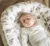 Suport de dormit Babynest Premium Bumbac si Catifea Eucalipt Soft Grey by BabySteps 70×35 cm