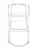 Suport metalic Tega Baby pentru cadite 102 cm Alb