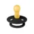 Suzeta Bibs Colour Latex tetina rotunda 6 luni + Black