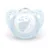 Suzeta Nuk Baby blue silicon M1 elefant 0-6 luni