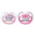 Suzeta Philips Avent Ultra Air 2 buc, 0-6 luni Fluturas, I love Mama