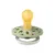 Suzeta fosforescenta Bibs Boheme Glow Latex tetina rotunda 0 luni + Sage