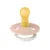Suzeta fosforescenta Bibs Colour Glow Latex tetina rotunda 6 luni + Blush