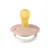Suzeta fosforescenta Bibs de lux Glow Latex tetina rotunda 0 luni + Blush