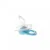 Suzeta silicon ortodontica Minut Baby 12 + turcoaz