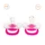 Suzeta silicon rotunda Minut Baby 0-6 + roz