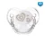 Suzeta simetrica din silicon 6-18 luni newborn baby with cap 22581