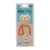 Suzeta tip fluture cu lantisor si clips portocaliu model Girafa nr 2 Pine Natura