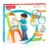 Tabla de plastic cu foi si marker Fisher Price