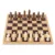 Tabla de sah cu piese de lemn Feyx Toys