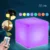 Taburet tip cub, iluminare rgb 16 culori, 4 moduri, control telecomanda, 30×30 cm