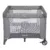 Tarc de joaca Lene cu roti 100 x 100 cm Grey Scandi Lionelo