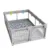 Tarc de joaca Nichiduta, dimensiune 120×120 cm, cu cadru metalic, pereti din plasa inaltime 65 cm, acces cu fermoar, covoras spuma cu doua fete, 4 inele ajutatoare si 100 de bile incluse, Polar Grey