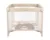 Tarc de joaca pentru copii KikkaBoo Enjoy Beige Bear 2023 cu pliere compacta,usa mare de acces cu fermoar,saltea pliabila moale,inele si geanta pentru transport incluse