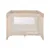 Tarc de joaca pentru copii Lorello Sunny Playground Fog Beige Star deschidere laterala cu fermoar, geanta de transport