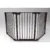 Tarc de siguranta modular cu 3 panouri metal negru Noma N93491