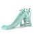 Tobogan 2in1  Nichiduta Garden Bear Blue cu inaltime reglabila, protectii laterale, scara solida, trepte late, manere si cos de baschet