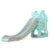 Tobogan 2in1 Nichiduta Garden Forest Blue cu protectii laterale, scara solida, trepte late si cos de baschet