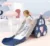 Tobogan Nichiduta Garden Happy Car Albastru 2 in 1 cu Protectii laterale inalte, trepte late, Manere, Pliabil si Cos de baschet