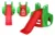 Tobogan cu tunel MyKids 0147013 verde rosu