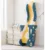 Tobogan pentru copii Nichiduta Garden Dinosaur Blue, de interiorexterior cu mini-cos de Baschet si joc de precizie cu inele, prevazut cu scara, manere de sustinere, design pliabil, dimensiune 150 x 67.5 cm