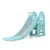 Tobogan pentru copii Nichiduta Garden Happy Kid Blue cu protectii laterale, inaltime reglabila, manere, scara solida, trepte late si cos de baschet