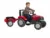 Tractor cu trailer Falk rosu Case IH
