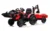 Tractor electric cu remorca pentru copii Kinderauto 720-T, 90W 12V, cupa si incarcator incluse, premium, culoare rosie