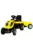 Tractor electric pentru copii Micromax MMX Yellow 35W cu remorca, scaun reglabil si claxon