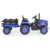Tractor electric pentru copii Moni Rancher Blue 70W cu remorca si telecomanda, pornire la buton, Panou audio, lumini si claxon