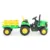 Tractor electric pentru copii Moni Rancher Green 70W cu remorca si telecomanda, pornire la buton, Panou audio, lumini si claxon
