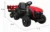 Tractor electric pentru copii Novokids Super Tytan Farmer XXL Rosu cu acumulator, remorca, melodii si USB , varsta 3-8 ani , baterie 12V, 2 viteze, lumini