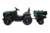 Tractor electric pentru copii Novokids Super Tytan Farmer XXL Verde cu acumulator, remorca, melodii si USB , varsta 3-8 ani , baterie 12V, 2 viteze, lumini