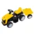 Tractor electric pentru copii galben 25W cu remorca