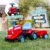 Tractor pentru copii fara pedale Falk GO FK 200B rosu, cu remorca, recomandat copiilor de la 1 la 3 ani, greutate maxima admisa 25 kg
