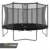 Trambulina Berg Favorit Regular Neagra cu plasa Comfort 430