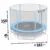 Trambulina de gradina cu plasa exterioara si scara 183 cm (6FT) Neo-Sport NS-06Z181
