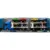 Transportator albastru cu 2 niveluri si 8 masinute Jeep, Maxx Wheels 1:32, 58 cm