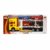 Transportator galben cu 2 niveluri si 4 masini, Maxx Wheels, 1:32, 32 cm