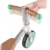 Tricicleta copii de echilibru Hape cu 3 roti verde deschis, cadru usor de aluminiu, scaun reglabil, roti fabricate din material spumant TPU moale si flexibil de la 18 luni
