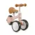 Tricicleta copii de echilibru Kinderkraft Cutie fuzzy peach, varsta 1-3 ani, roti din spuma EVA, posibilitatea de reglare a inaltimii scaunului (26-28 cm), sarcina maxima 15 kg