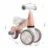 Tricicleta copii fara pedale Ecotoys LB1603 Flamingo roz cu scaun moale, suporta o greutate maxima de 20 kg