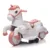 Tricicleta electrica pentru fetite, Kinderauto Poney 40W 6V, culoare Roz pal