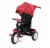 Tricicleta multifunctionala, 4 in 1, roti gonflabile, Lorelli Jaguar Air, Red Black Luxe