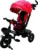 Tricicleta pentru copii Baby Care Turbo Bike Rosu cu copertina, roti din cauciuc, pozitie somn, maner pentru parinti, scaun reversibil cu invartire 360 grade, cadru metalic, dimensiuni 110x45x90 cm