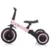 Tricicleta pentru copii Chipolino Smarty Light Pink 2 in 1, ghidon reglabil, de la 1 ani si o greutate de pana la 25 kg