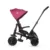 Tricicleta pentru copii Coccolle Alegra Magenta multifunctionala, cu sezut reversibil si pozitie de somn, de la 10 luni, suport de picioare pliabil, frana pe rotile din spate si copertina cu protectie UV